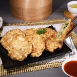 韭菜蝦仁餅
