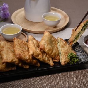 韭菜海鮮餅